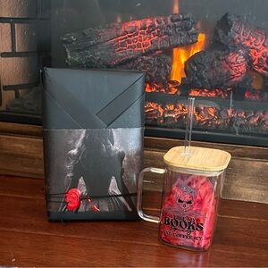 👻🔪🔥 Dark Romance Blind Date Book GIFT BOX w/ TOTE, glass mug etc Ready to gift!